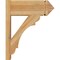 Ekena Millwork Olympic Rough Sawn Arts and Crafts Outlooker, Western Red Cedar, 8"W x 20"D x 24"H OUT08X20X24OLY03RWR - alternate 3